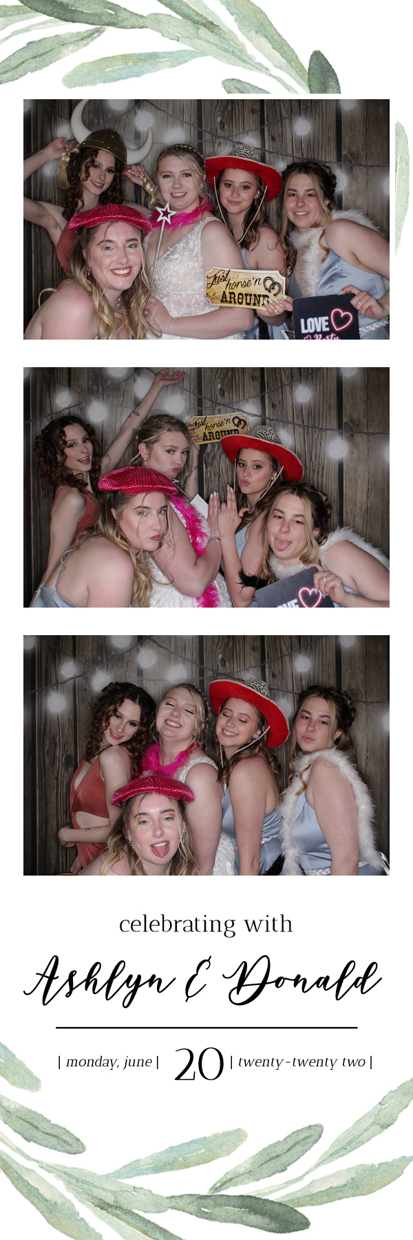 Ashlyn and Donald's Wedding | View more photos from the event at gallery.photoboothbillings.com/u/PhotoBoothBillings/Ashlyn-and-Donalds-Wedding