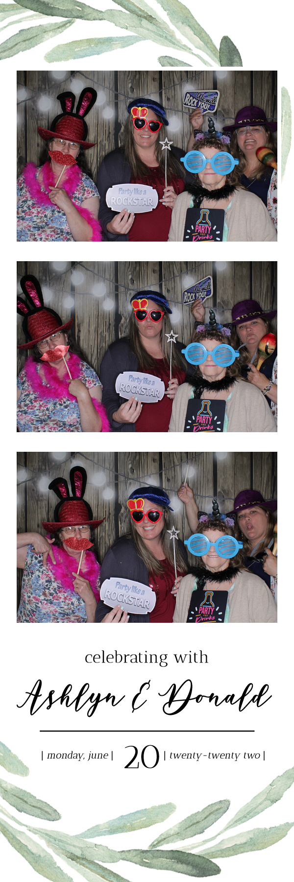 Ashlyn and Donald's Wedding | View more photos from the event at gallery.photoboothbillings.com/u/PhotoBoothBillings/Ashlyn-and-Donalds-Wedding