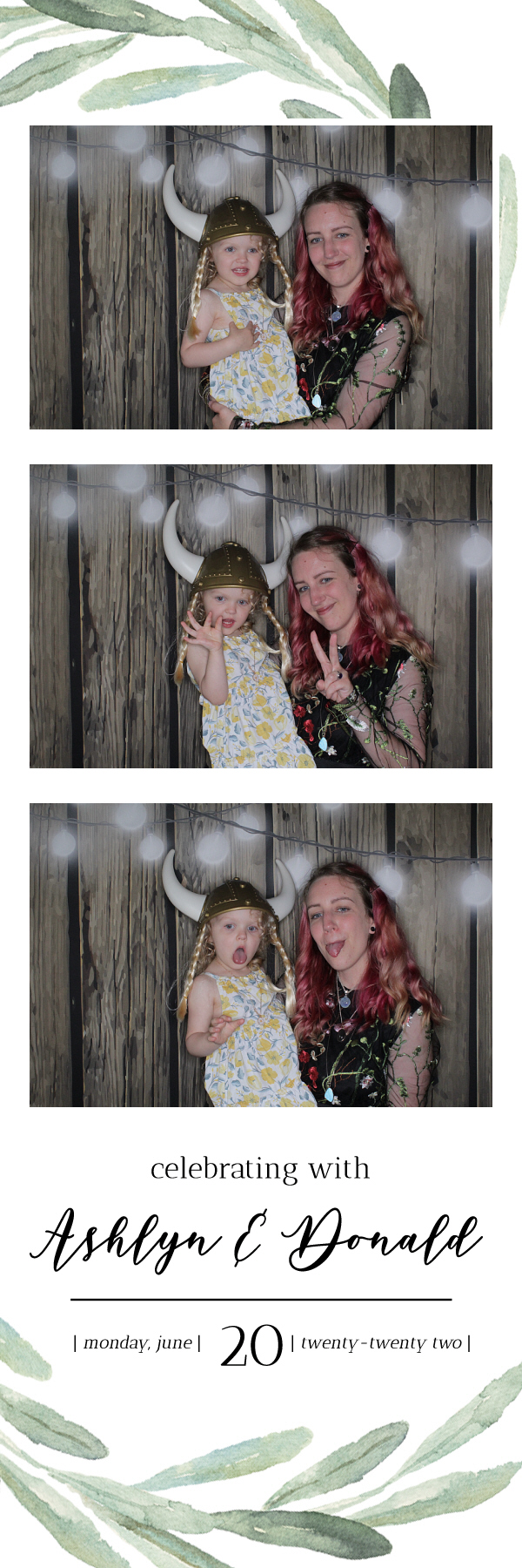 Ashlyn and Donald's Wedding | View more photos from the event at gallery.photoboothbillings.com/u/PhotoBoothBillings/Ashlyn-and-Donalds-Wedding