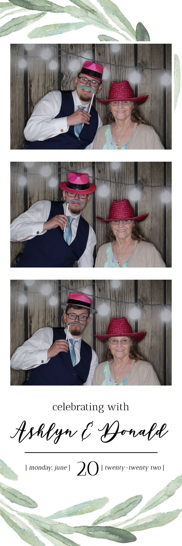 Ashlyn and Donald's Wedding | View more photos from the event at gallery.photoboothbillings.com/u/PhotoBoothBillings/Ashlyn-and-Donalds-Wedding