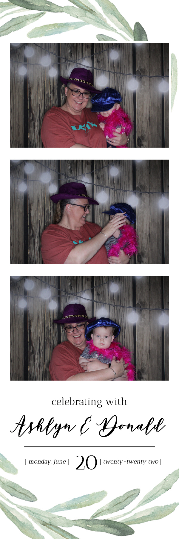 Ashlyn and Donald's Wedding | View more photos from the event at gallery.photoboothbillings.com/u/PhotoBoothBillings/Ashlyn-and-Donalds-Wedding