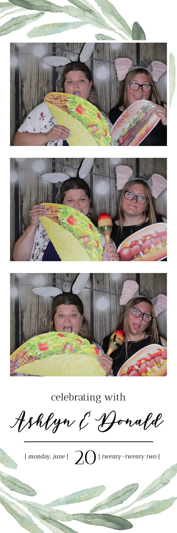 Ashlyn and Donald's Wedding | View more photos from the event at gallery.photoboothbillings.com/u/PhotoBoothBillings/Ashlyn-and-Donalds-Wedding