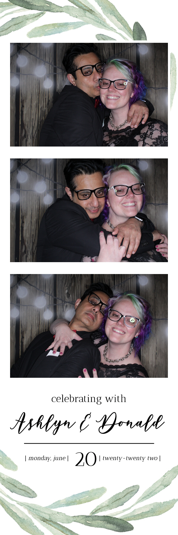 Ashlyn and Donald's Wedding | View more photos from the event at gallery.photoboothbillings.com/u/PhotoBoothBillings/Ashlyn-and-Donalds-Wedding