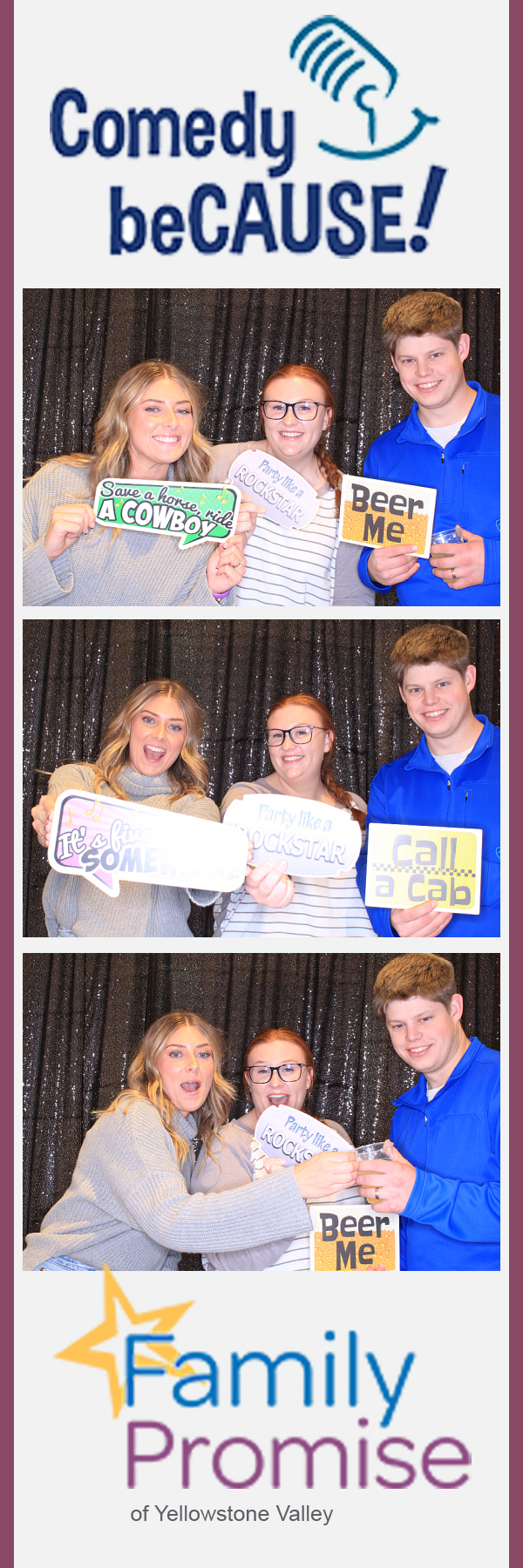 Comedy BeCause | View more photos from the event at gallery.photoboothbillings.com/u/PhotoBoothBillings/Comedy-BeCause