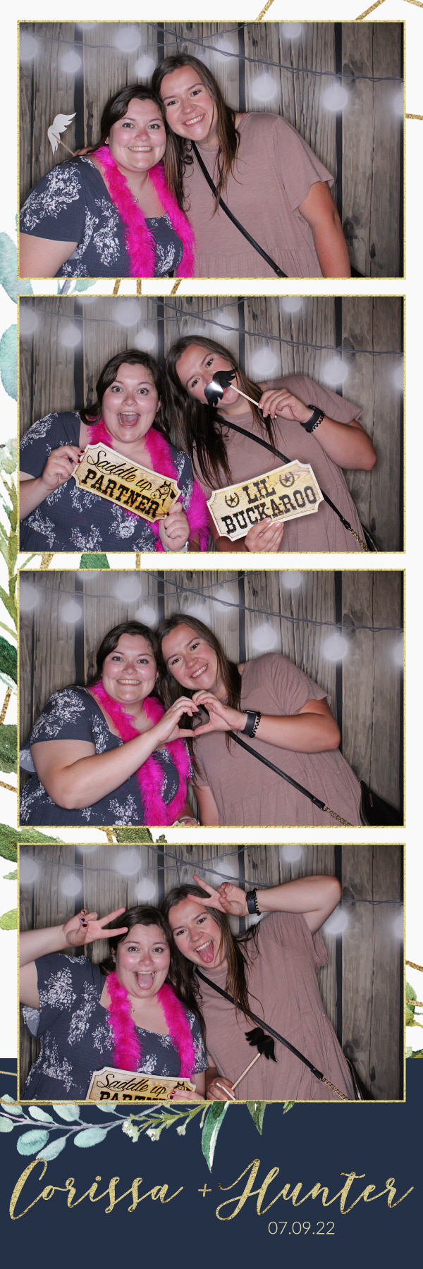 Corissa and Hunter's Wedding | View more photos from the event at gallery.photoboothbillings.com/u/PhotoBoothBillings/Corissa-and-Hunters-Wedding