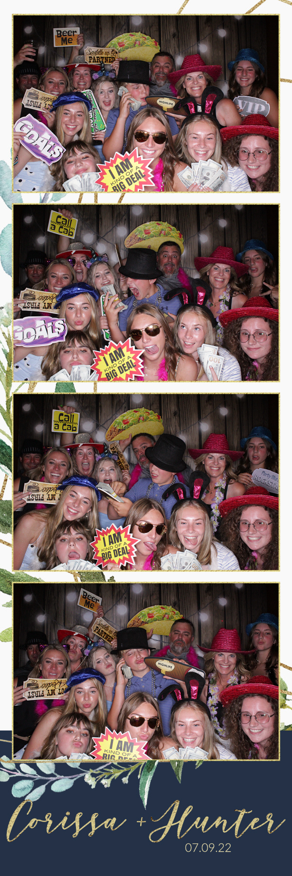 Corissa and Hunter's Wedding | View more photos from the event at gallery.photoboothbillings.com/u/PhotoBoothBillings/Corissa-and-Hunters-Wedding