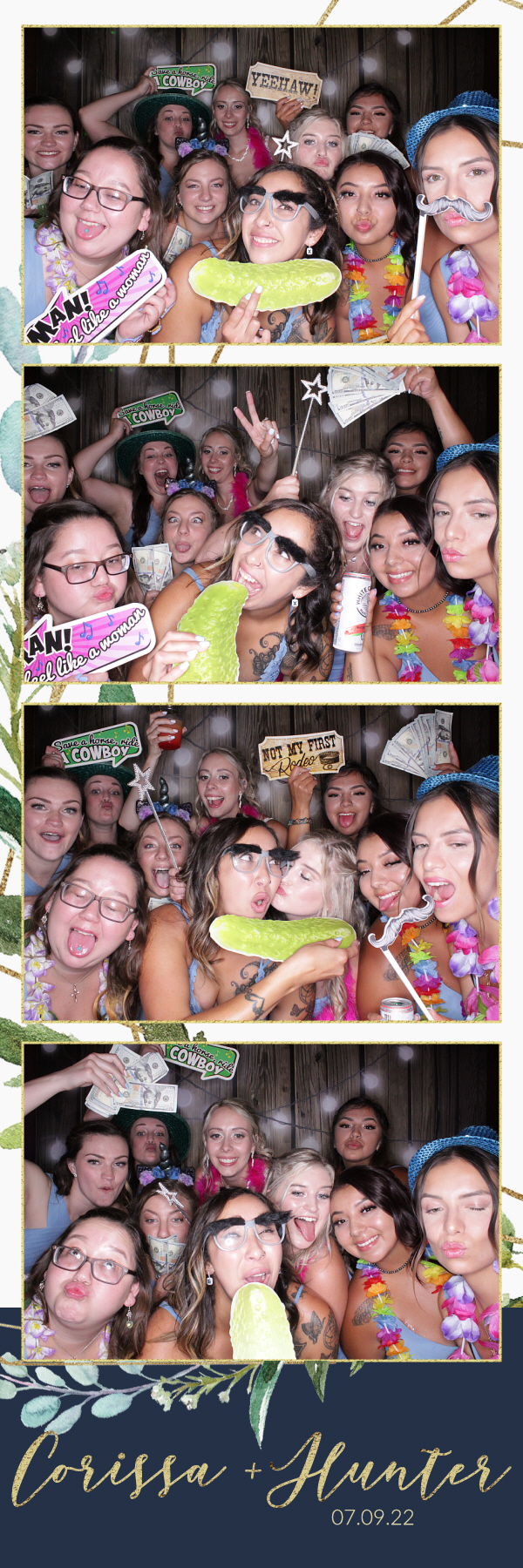 Corissa and Hunter's Wedding | View more photos from the event at gallery.photoboothbillings.com/u/PhotoBoothBillings/Corissa-and-Hunters-Wedding