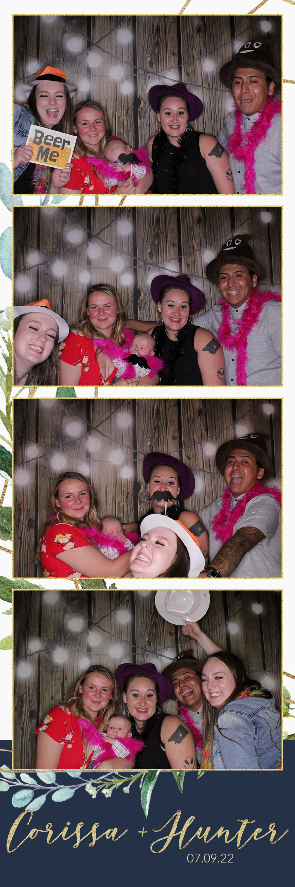 Corissa and Hunter's Wedding | View more photos from the event at gallery.photoboothbillings.com/u/PhotoBoothBillings/Corissa-and-Hunters-Wedding