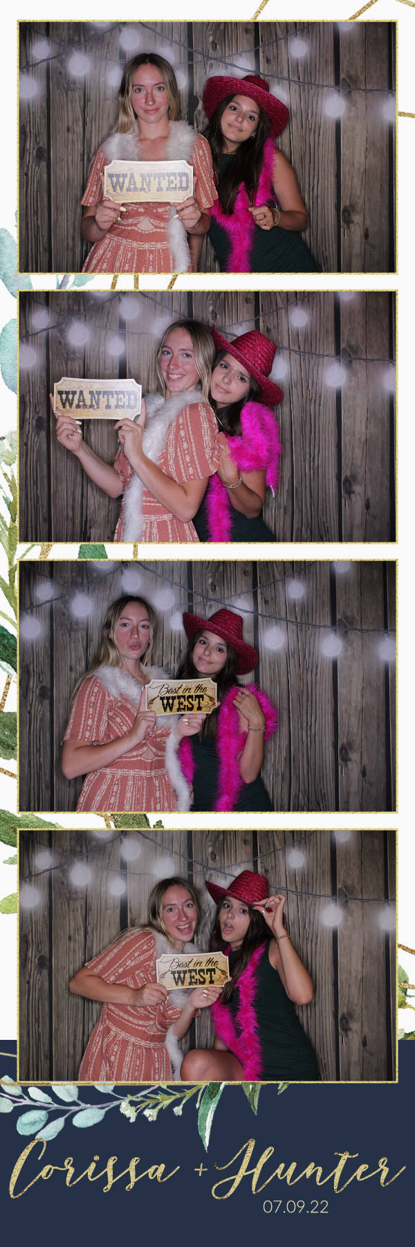 Corissa and Hunter's Wedding | View more photos from the event at gallery.photoboothbillings.com/u/PhotoBoothBillings/Corissa-and-Hunters-Wedding