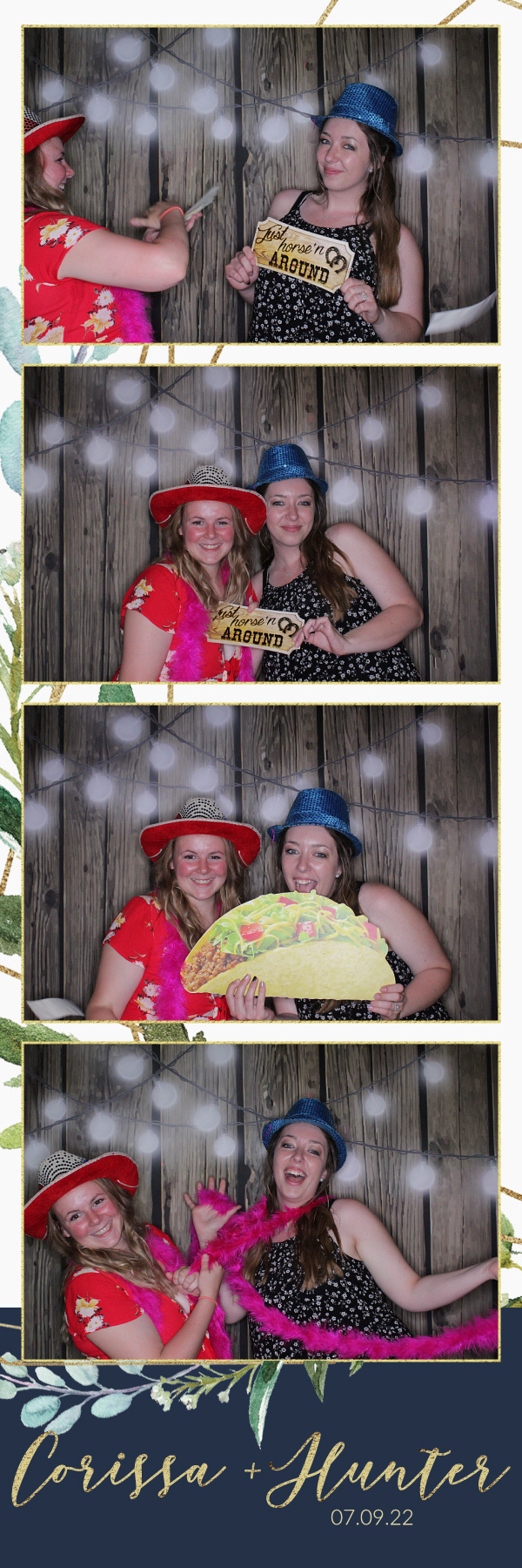 Corissa and Hunter's Wedding | View more photos from the event at gallery.photoboothbillings.com/u/PhotoBoothBillings/Corissa-and-Hunters-Wedding