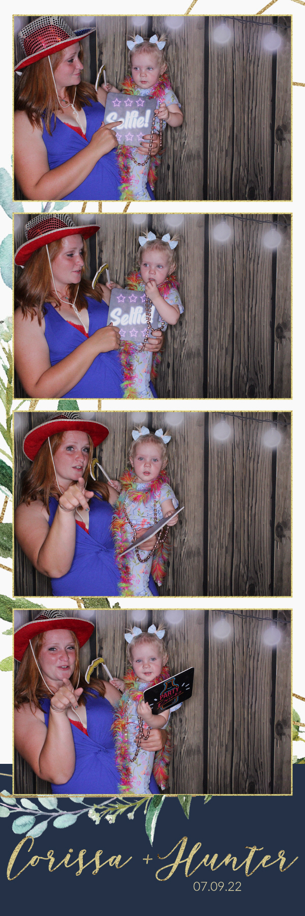Corissa and Hunter's Wedding | View more photos from the event at gallery.photoboothbillings.com/u/PhotoBoothBillings/Corissa-and-Hunters-Wedding