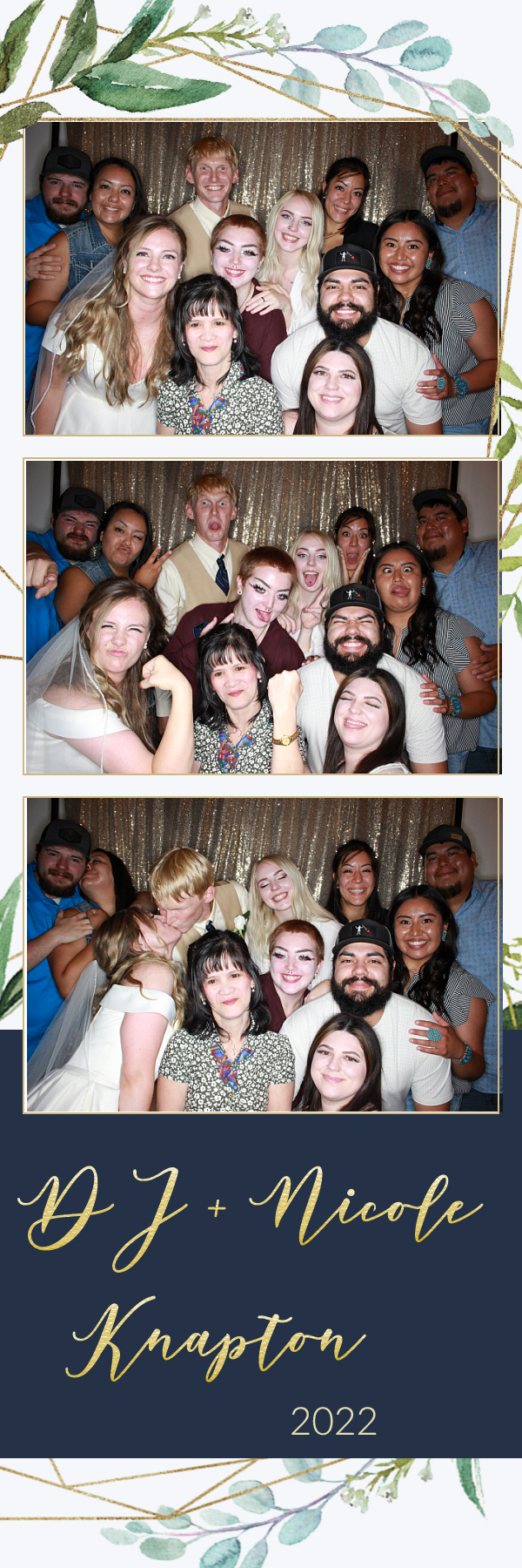 DJ and Nicole's Wedding | View more photos from the event at gallery.photoboothbillings.com/u/PhotoBoothBillings/DJ-and-Nicoles-Wedding