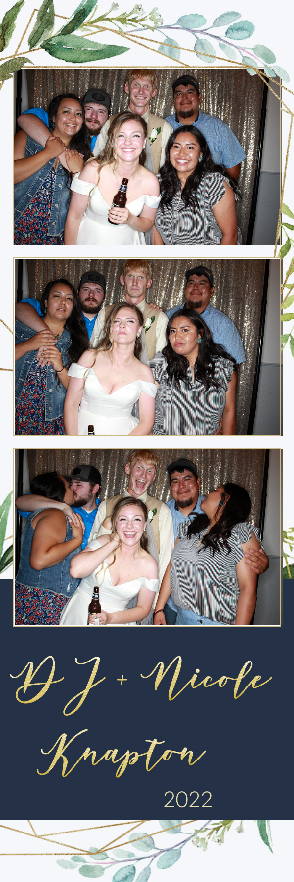 DJ and Nicole's Wedding | View more photos from the event at gallery.photoboothbillings.com/u/PhotoBoothBillings/DJ-and-Nicoles-Wedding