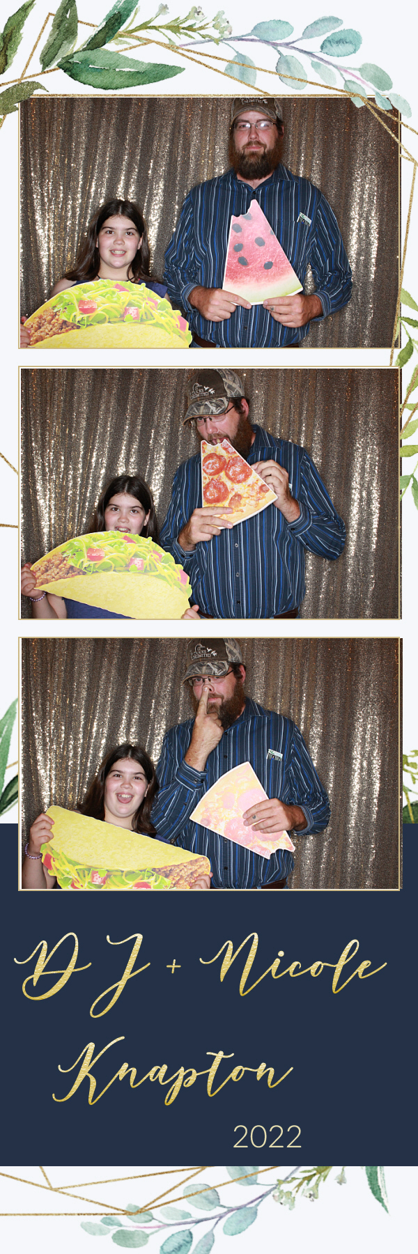 DJ and Nicole's Wedding | View more photos from the event at gallery.photoboothbillings.com/u/PhotoBoothBillings/DJ-and-Nicoles-Wedding