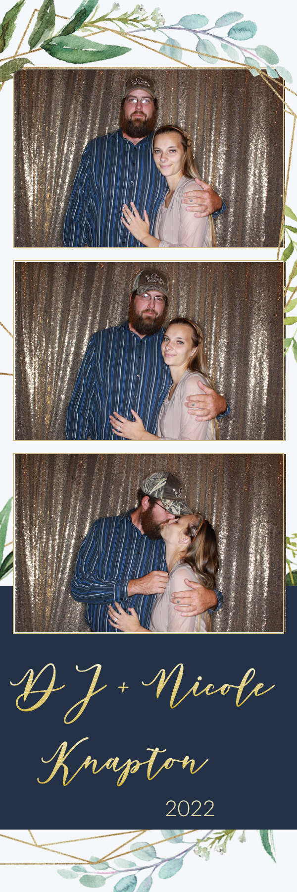 DJ and Nicole's Wedding | View more photos from the event at gallery.photoboothbillings.com/u/PhotoBoothBillings/DJ-and-Nicoles-Wedding