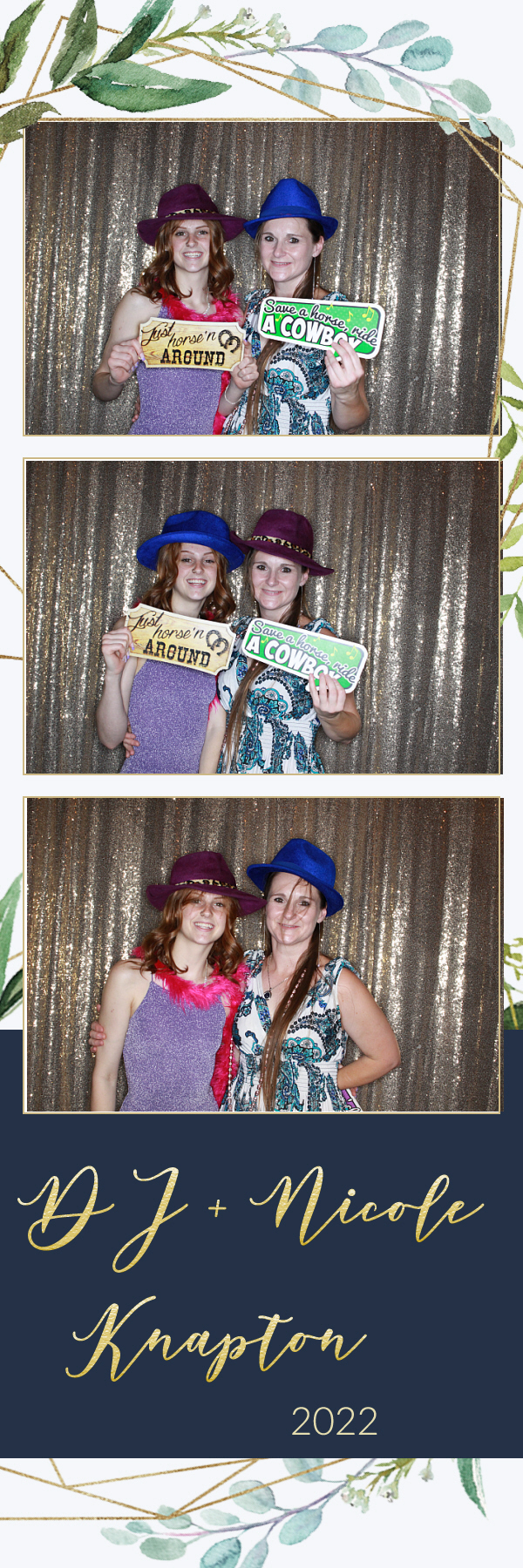DJ and Nicole's Wedding | View more photos from the event at gallery.photoboothbillings.com/u/PhotoBoothBillings/DJ-and-Nicoles-Wedding