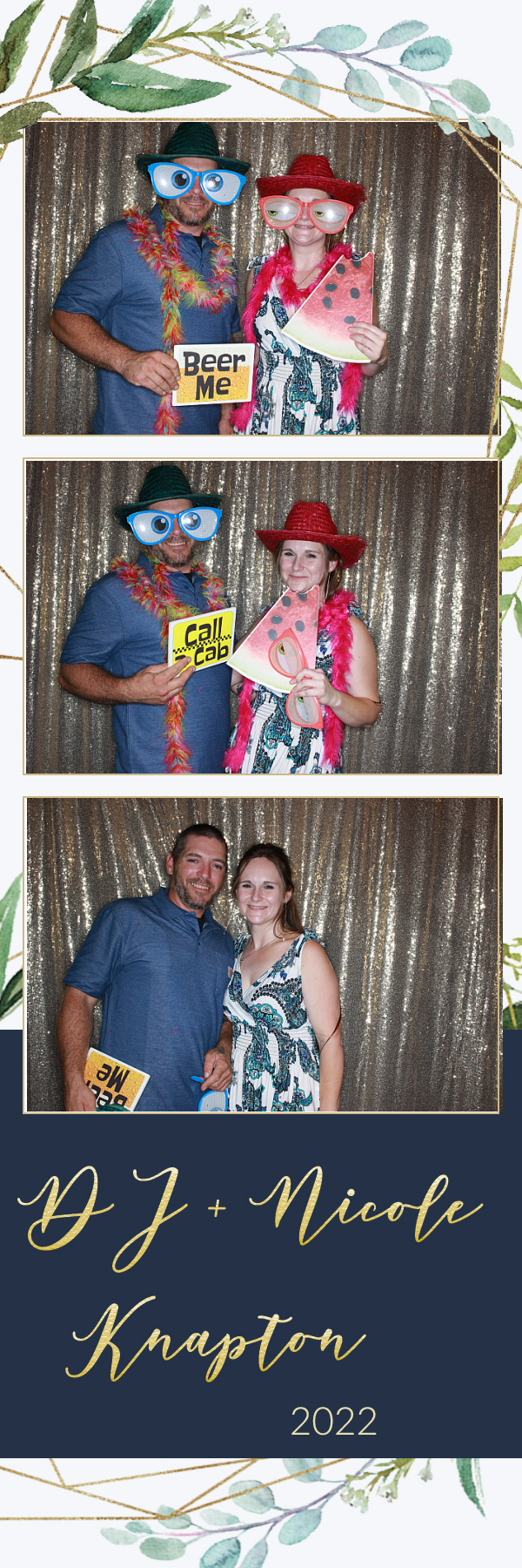 DJ and Nicole's Wedding | View more photos from the event at gallery.photoboothbillings.com/u/PhotoBoothBillings/DJ-and-Nicoles-Wedding