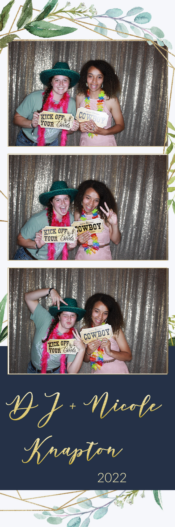 DJ and Nicole's Wedding | View more photos from the event at gallery.photoboothbillings.com/u/PhotoBoothBillings/DJ-and-Nicoles-Wedding