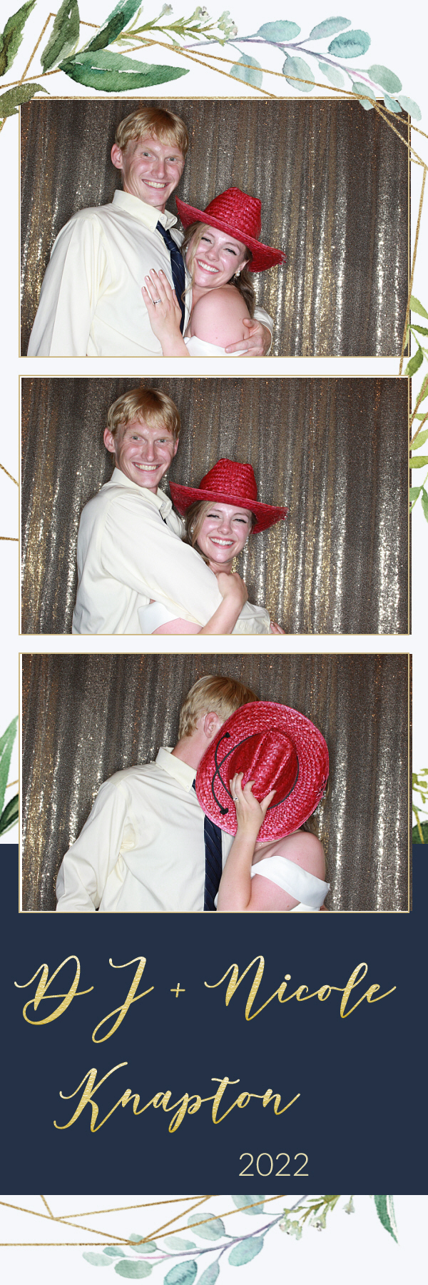 DJ and Nicole's Wedding | View more photos from the event at gallery.photoboothbillings.com/u/PhotoBoothBillings/DJ-and-Nicoles-Wedding