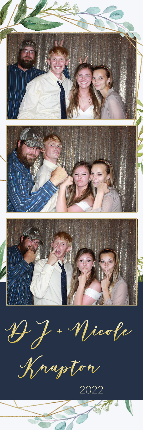 DJ and Nicole's Wedding | View more photos from the event at gallery.photoboothbillings.com/u/PhotoBoothBillings/DJ-and-Nicoles-Wedding