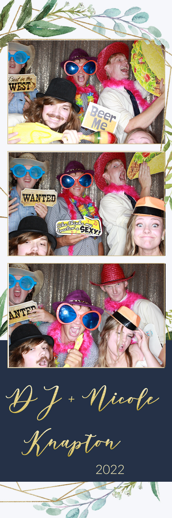 DJ and Nicole's Wedding | View more photos from the event at gallery.photoboothbillings.com/u/PhotoBoothBillings/DJ-and-Nicoles-Wedding
