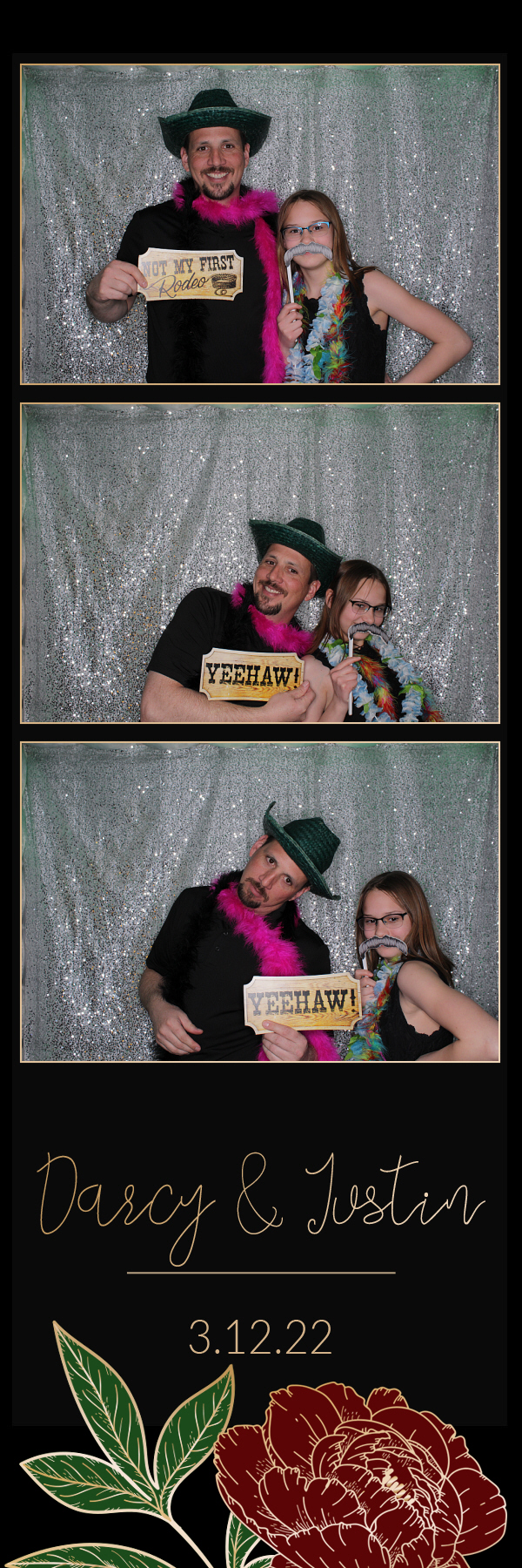 Darcy and Justin's Wedding | View more photos from the event at gallery.photoboothbillings.com/u/PhotoBoothBillings/Darcy-and-Justins-Wedding
