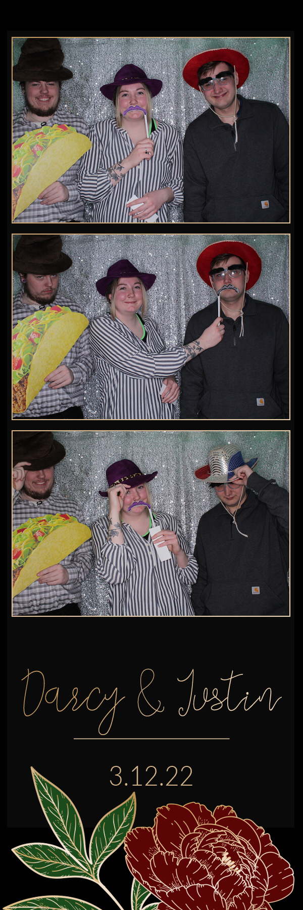 Darcy and Justin's Wedding | View more photos from the event at gallery.photoboothbillings.com/u/PhotoBoothBillings/Darcy-and-Justins-Wedding
