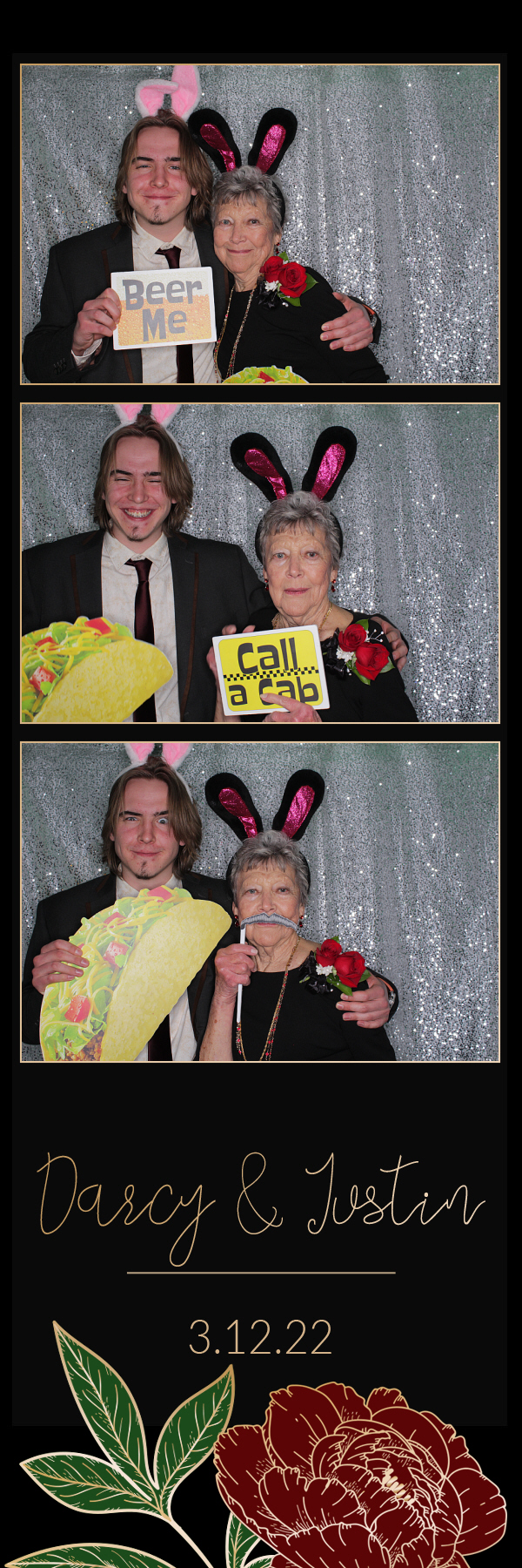 Darcy and Justin's Wedding | View more photos from the event at gallery.photoboothbillings.com/u/PhotoBoothBillings/Darcy-and-Justins-Wedding