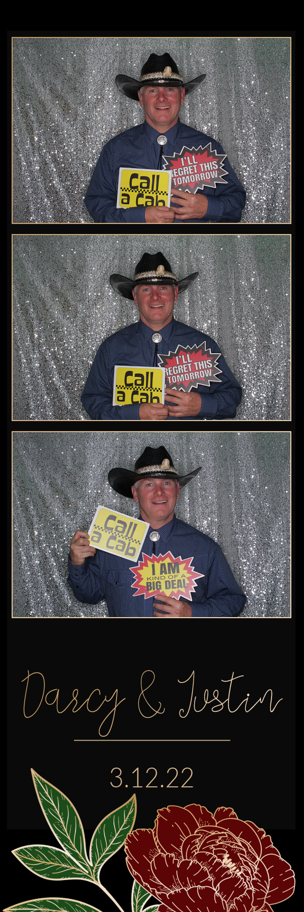 Darcy and Justin's Wedding | View more photos from the event at gallery.photoboothbillings.com/u/PhotoBoothBillings/Darcy-and-Justins-Wedding