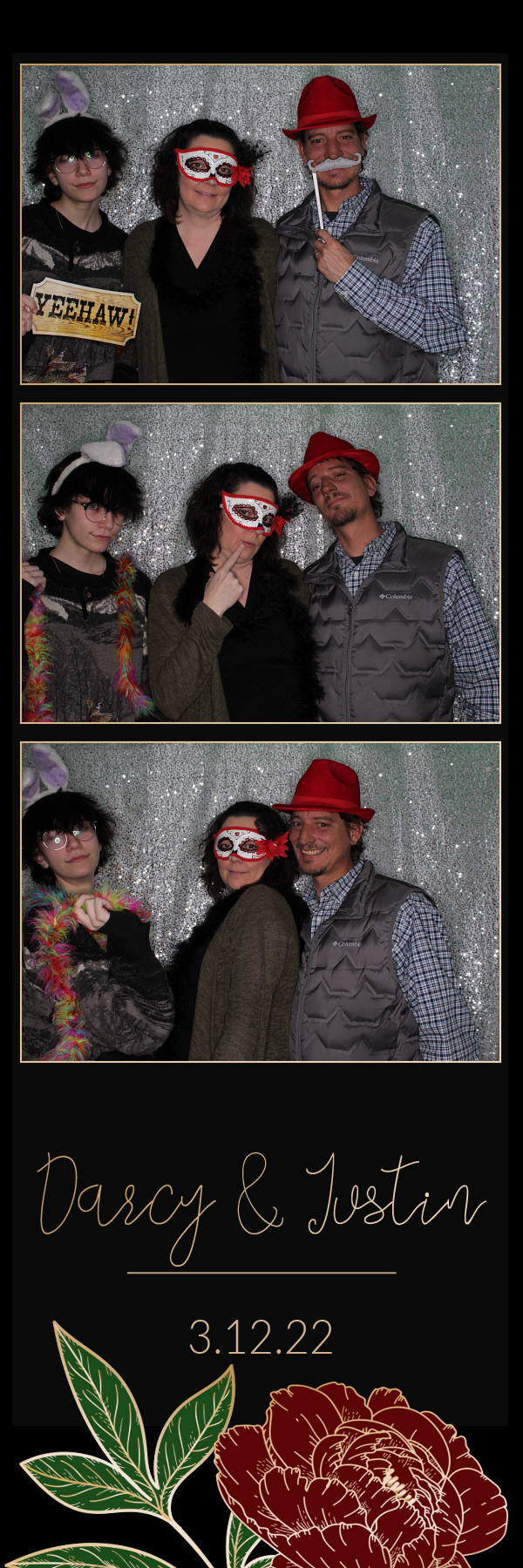 Darcy and Justin's Wedding | View more photos from the event at gallery.photoboothbillings.com/u/PhotoBoothBillings/Darcy-and-Justins-Wedding