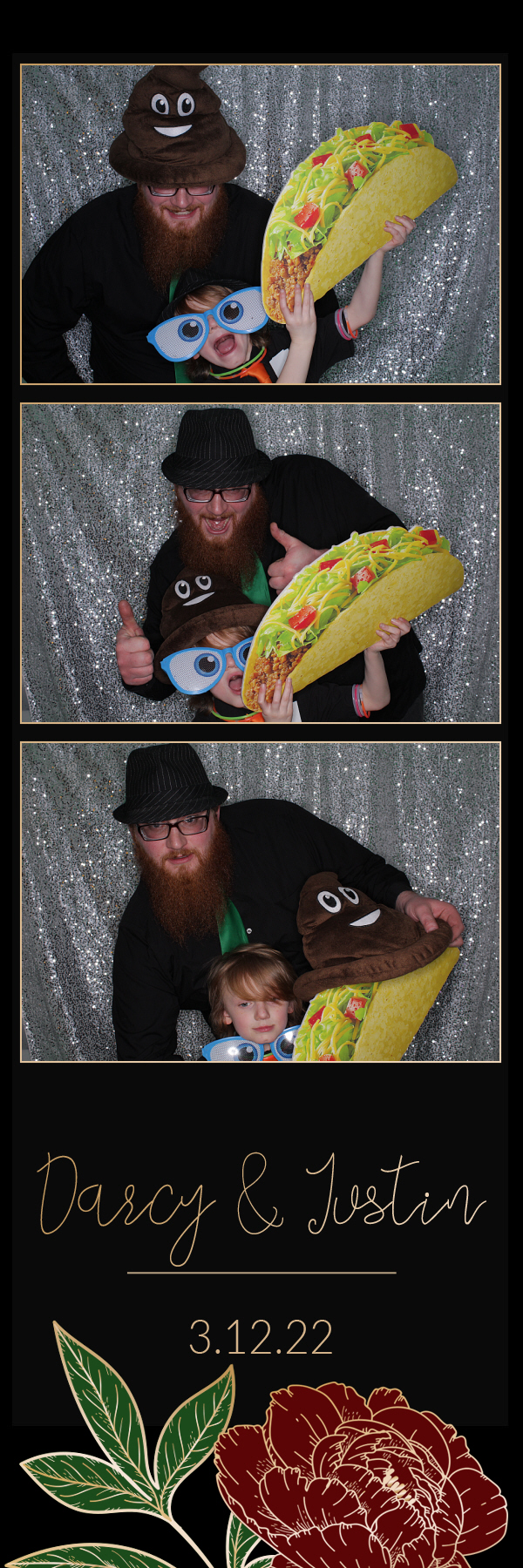 Darcy and Justin's Wedding | View more photos from the event at gallery.photoboothbillings.com/u/PhotoBoothBillings/Darcy-and-Justins-Wedding