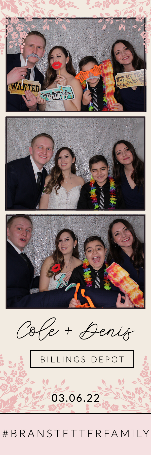 Denis and Cole's Wedding | View more photos from the event at gallery.photoboothbillings.com/u/PhotoBoothBillings/Denis-and-Coles-Wedding