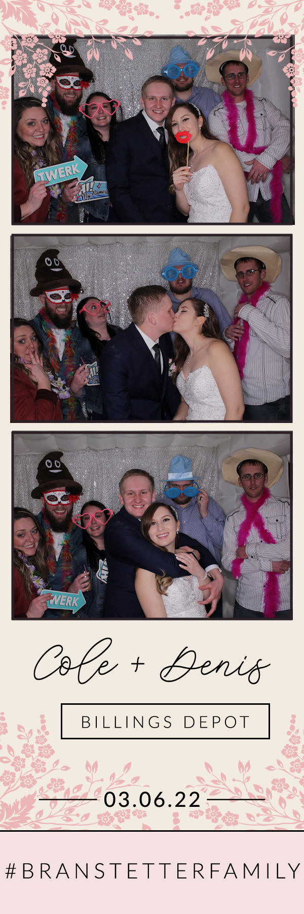 Denis and Cole's Wedding | View more photos from the event at gallery.photoboothbillings.com/u/PhotoBoothBillings/Denis-and-Coles-Wedding