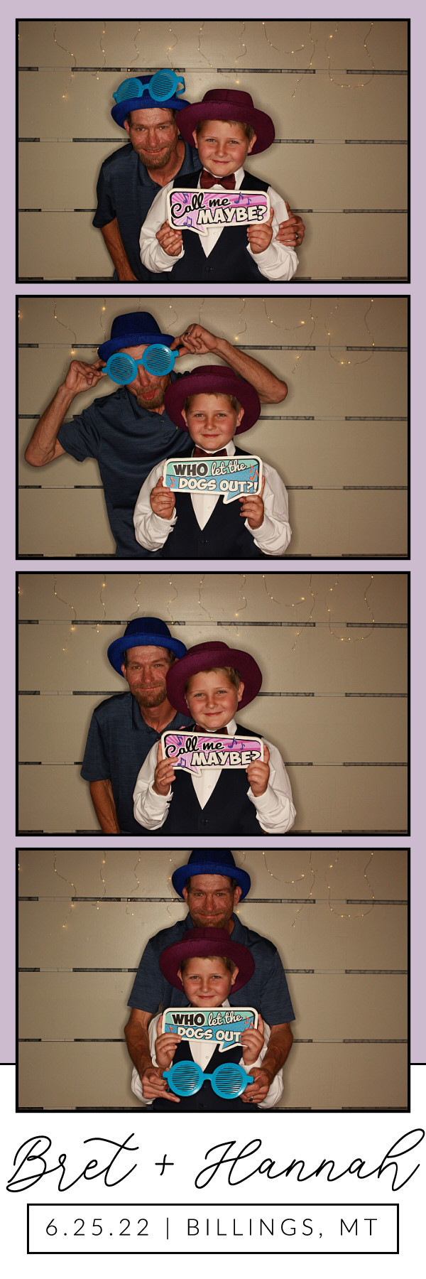 Hannah and Bret's Wedding | View more photos from the event at gallery.photoboothbillings.com/u/PhotoBoothBillings/Hannah-and-Brets-Wedding