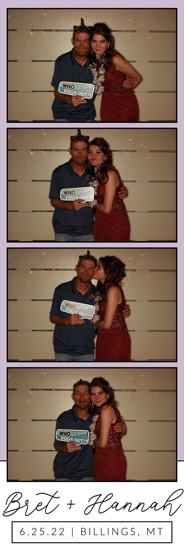 Hannah and Bret's Wedding | View more photos from the event at gallery.photoboothbillings.com/u/PhotoBoothBillings/Hannah-and-Brets-Wedding