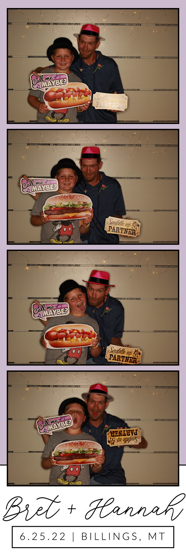 Hannah and Bret's Wedding | View more photos from the event at gallery.photoboothbillings.com/u/PhotoBoothBillings/Hannah-and-Brets-Wedding