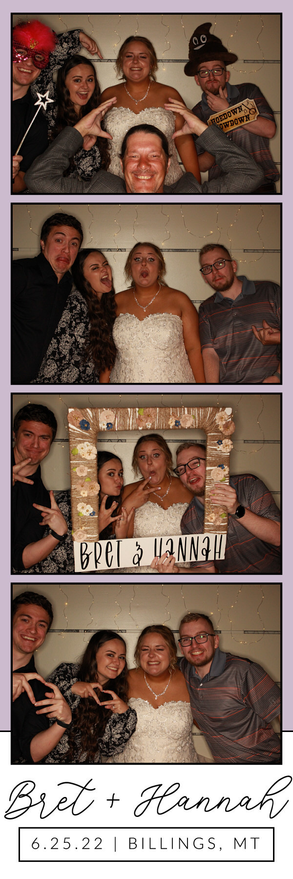 Hannah and Bret's Wedding | View more photos from the event at gallery.photoboothbillings.com/u/PhotoBoothBillings/Hannah-and-Brets-Wedding