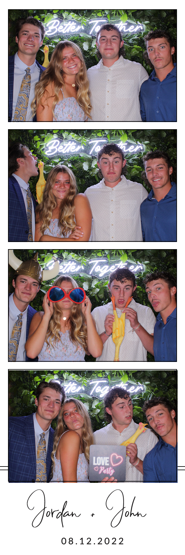 Jordan and John's Wedding | View more photos from the event at gallery.photoboothbillings.com/u/PhotoBoothBillings/Jordan-and-Johns-Wedding