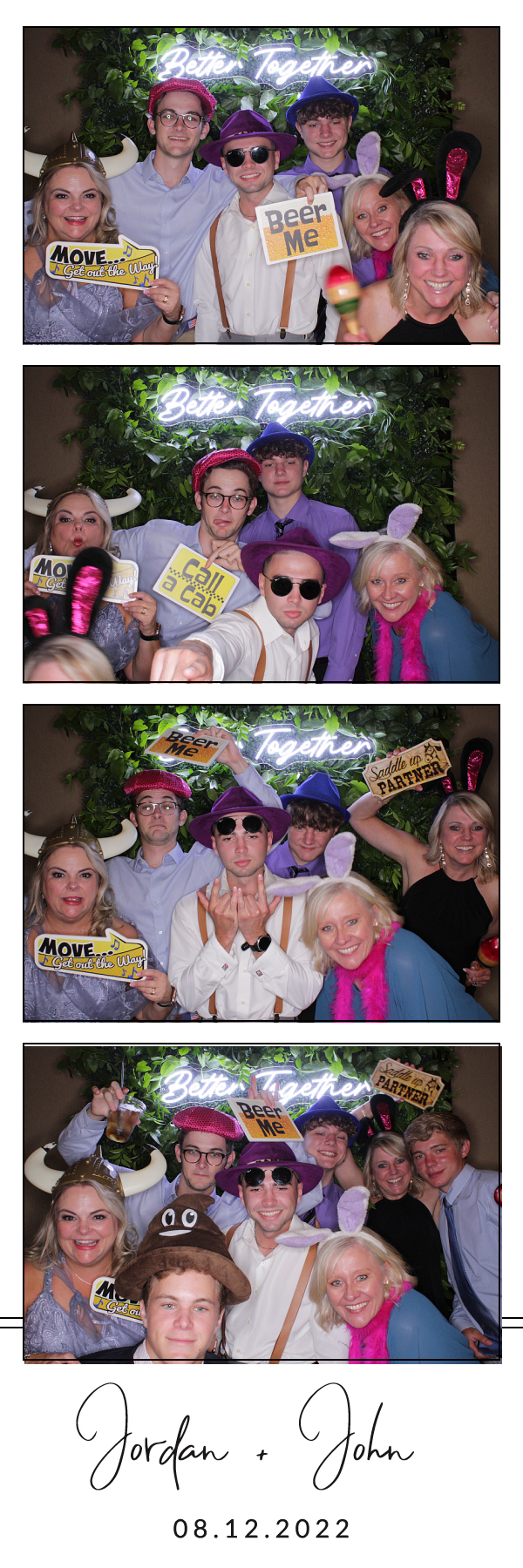 Jordan and John's Wedding | View more photos from the event at gallery.photoboothbillings.com/u/PhotoBoothBillings/Jordan-and-Johns-Wedding