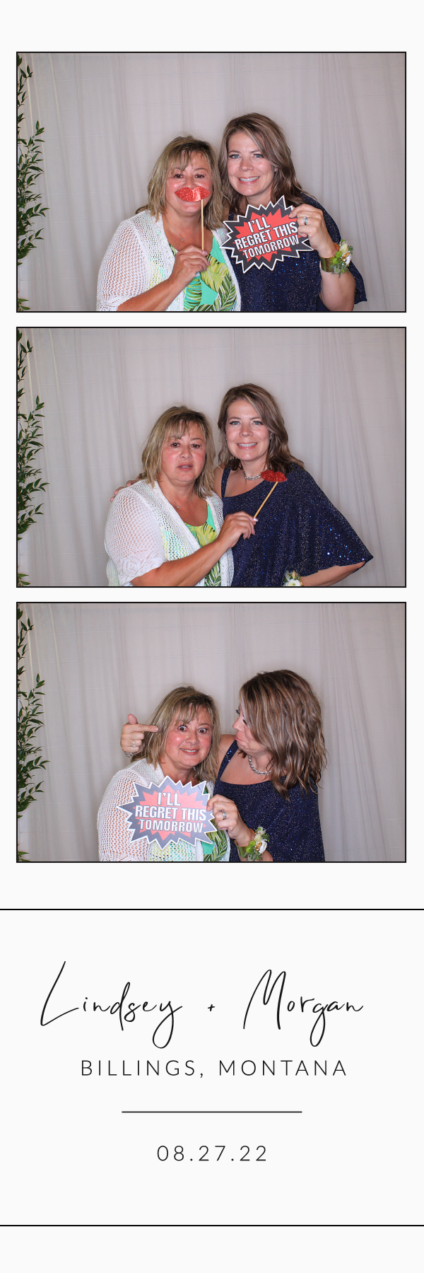 Lindsey and Morgan's Wedding | View more photos from the event at gallery.photoboothbillings.com/u/PhotoBoothBillings/Lindsey-and-Morgans-Wedding