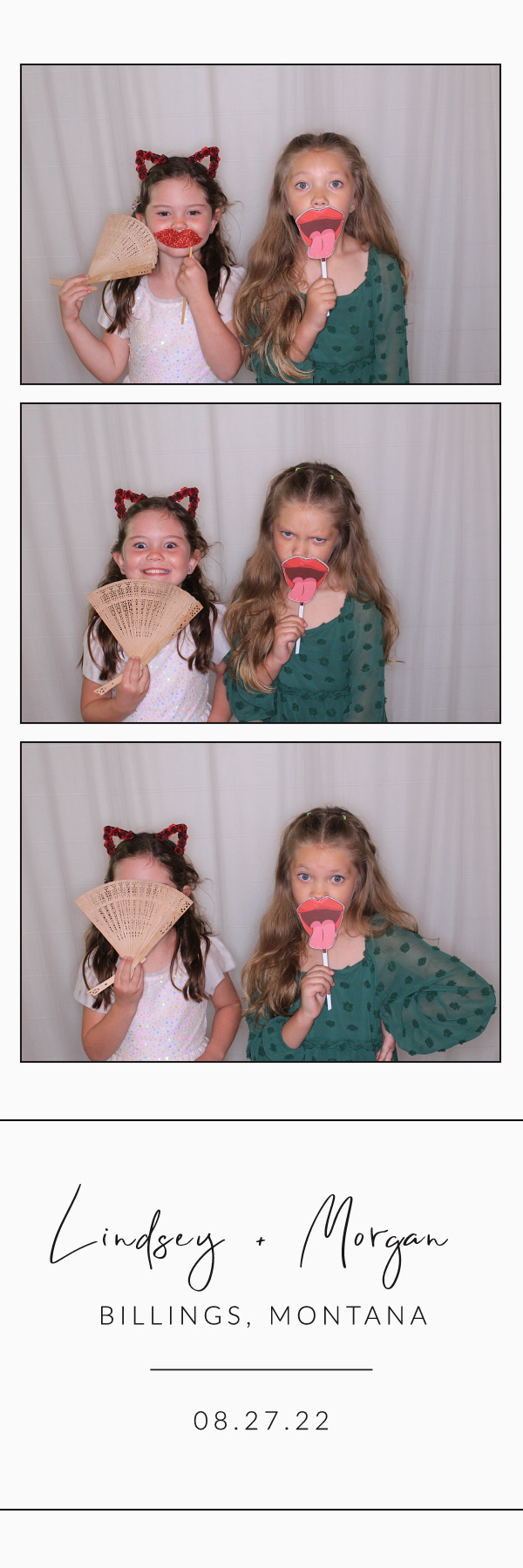 Lindsey and Morgan's Wedding | View more photos from the event at gallery.photoboothbillings.com/u/PhotoBoothBillings/Lindsey-and-Morgans-Wedding