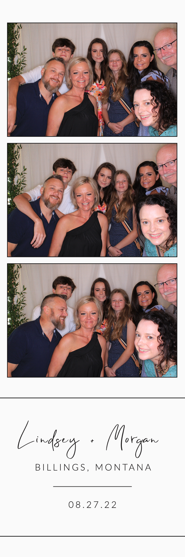 Lindsey and Morgan's Wedding | View more photos from the event at gallery.photoboothbillings.com/u/PhotoBoothBillings/Lindsey-and-Morgans-Wedding