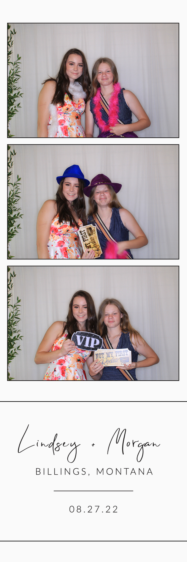 Lindsey and Morgan's Wedding | View more photos from the event at gallery.photoboothbillings.com/u/PhotoBoothBillings/Lindsey-and-Morgans-Wedding