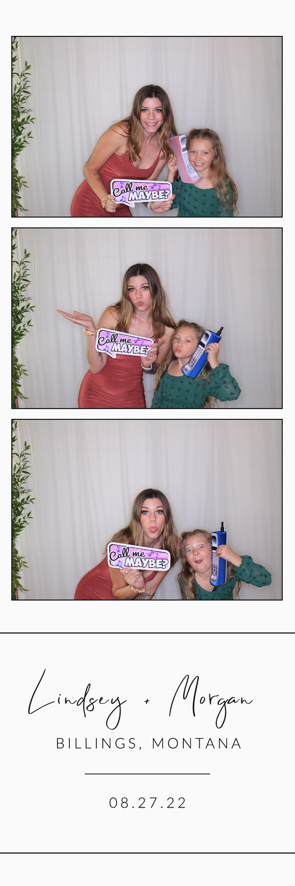Lindsey and Morgan's Wedding | View more photos from the event at gallery.photoboothbillings.com/u/PhotoBoothBillings/Lindsey-and-Morgans-Wedding