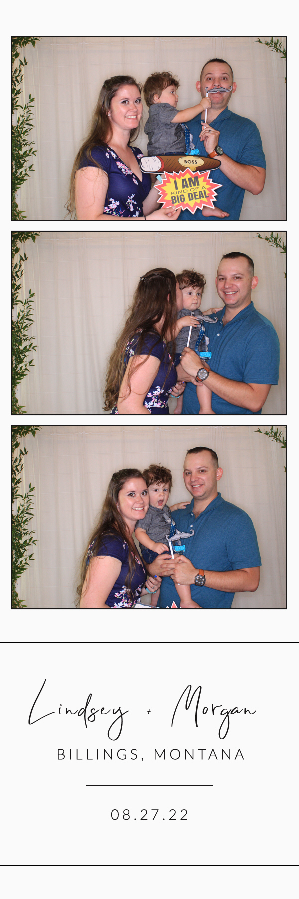 Lindsey and Morgan's Wedding | View more photos from the event at gallery.photoboothbillings.com/u/PhotoBoothBillings/Lindsey-and-Morgans-Wedding