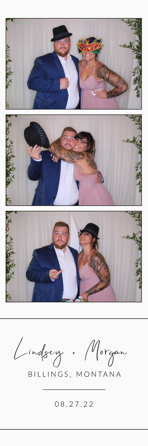 Lindsey and Morgan's Wedding | View more photos from the event at gallery.photoboothbillings.com/u/PhotoBoothBillings/Lindsey-and-Morgans-Wedding