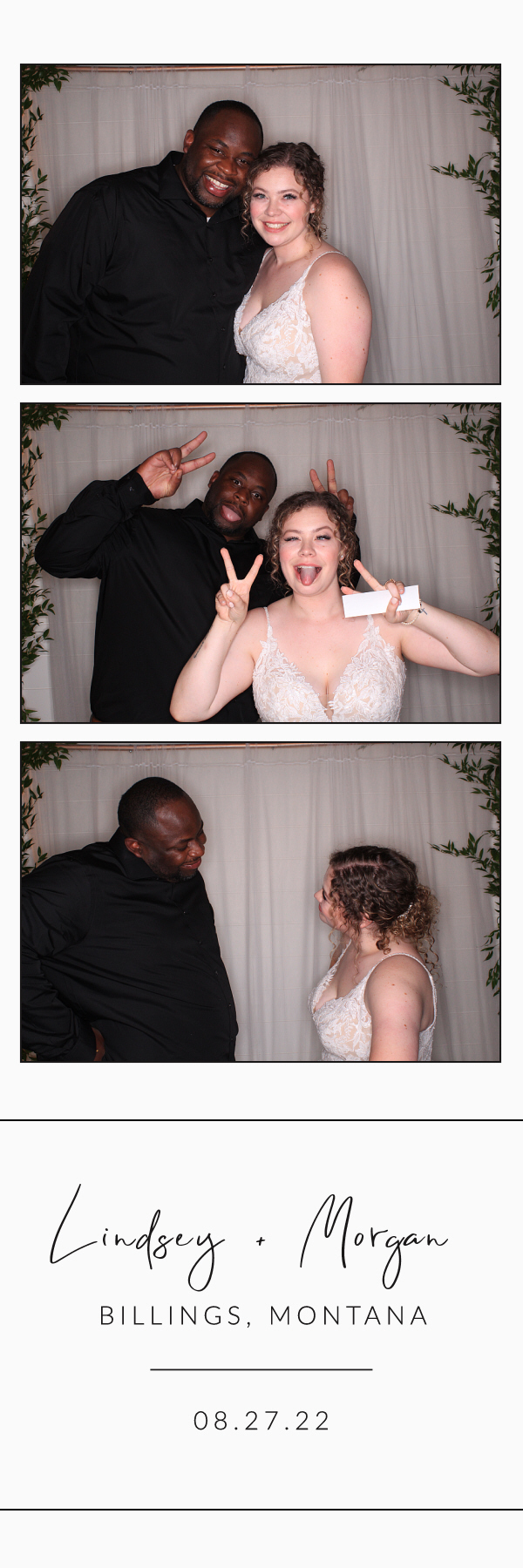 Lindsey and Morgan's Wedding | View more photos from the event at gallery.photoboothbillings.com/u/PhotoBoothBillings/Lindsey-and-Morgans-Wedding