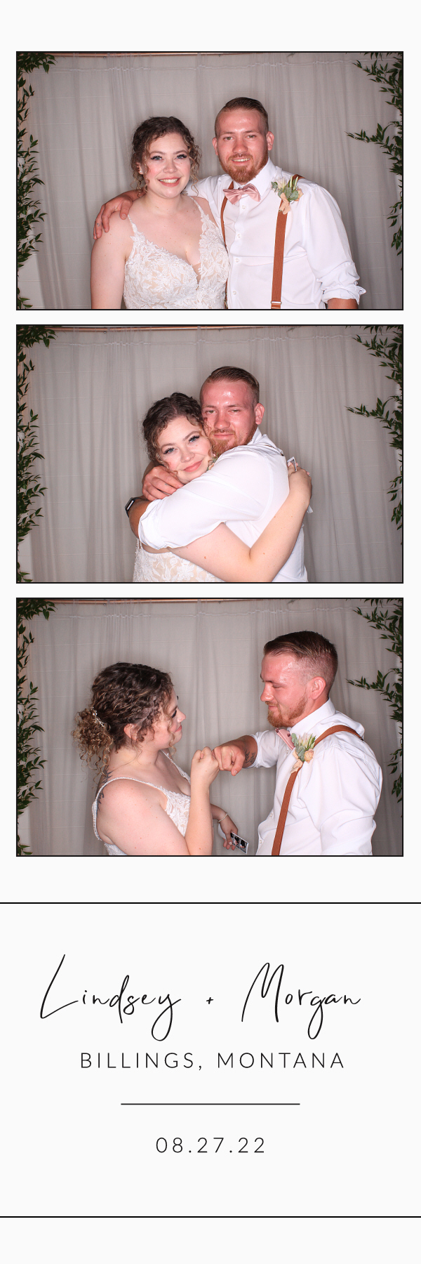 Lindsey and Morgan's Wedding | View more photos from the event at gallery.photoboothbillings.com/u/PhotoBoothBillings/Lindsey-and-Morgans-Wedding