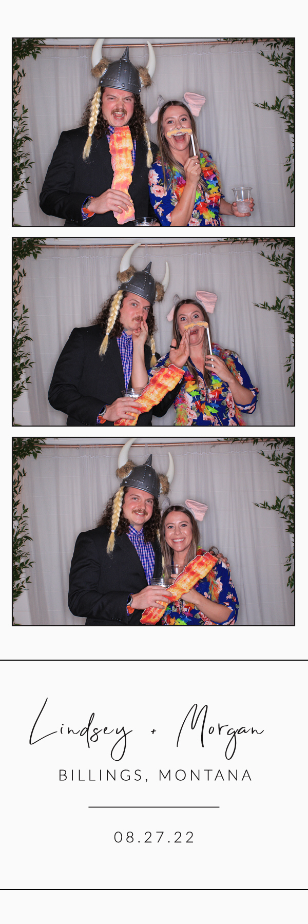 Lindsey and Morgan's Wedding | View more photos from the event at gallery.photoboothbillings.com/u/PhotoBoothBillings/Lindsey-and-Morgans-Wedding