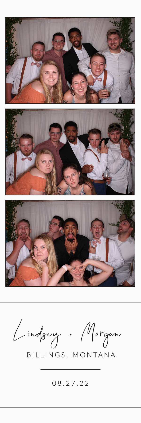 Lindsey and Morgan's Wedding | View more photos from the event at gallery.photoboothbillings.com/u/PhotoBoothBillings/Lindsey-and-Morgans-Wedding